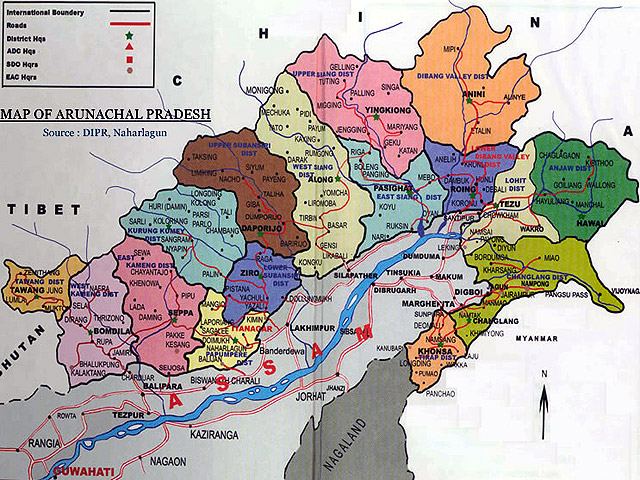Assam State Map