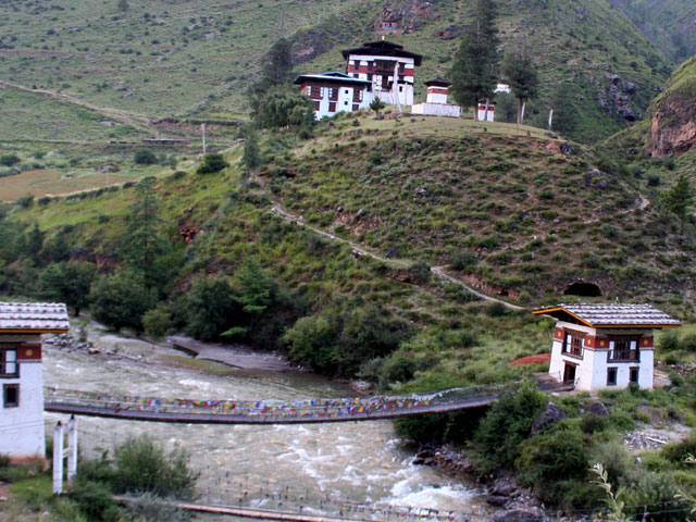  Road from Paro to Thimphu