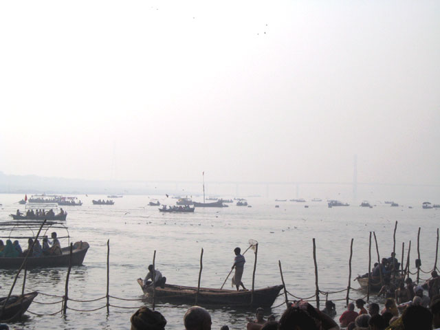 boating in Ganges River