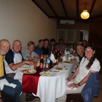 Farewell dinner with guest Windhorse Tours