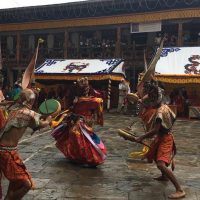 Festival Mask dance in Nimalung tshechu Windhorse Tours