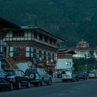 Paro town with Rinpong at the background Windhorse Tours