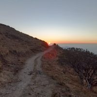 Sunrise along the trail Windhorse Tours
