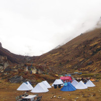 jumolhari base camp1 Windhorse Tours