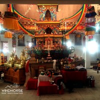 Inside the Tangbuche Monastery