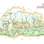 Bhutan Map 1 Windhorse Tours large physical Windhorse Tours