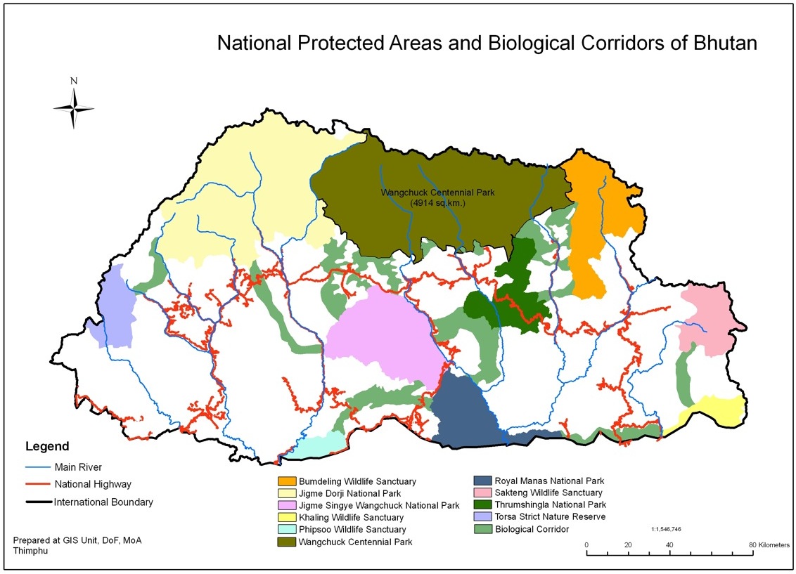 Map for Protected Reserve Windhorse Tours