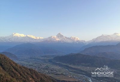 Annapurna Mountain Range from Sarankot
