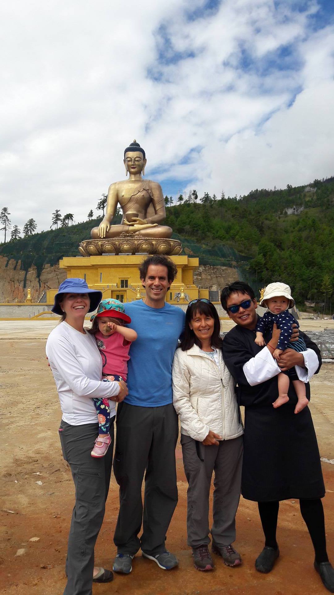 Bhutan Country Walk for Catherine & Family.