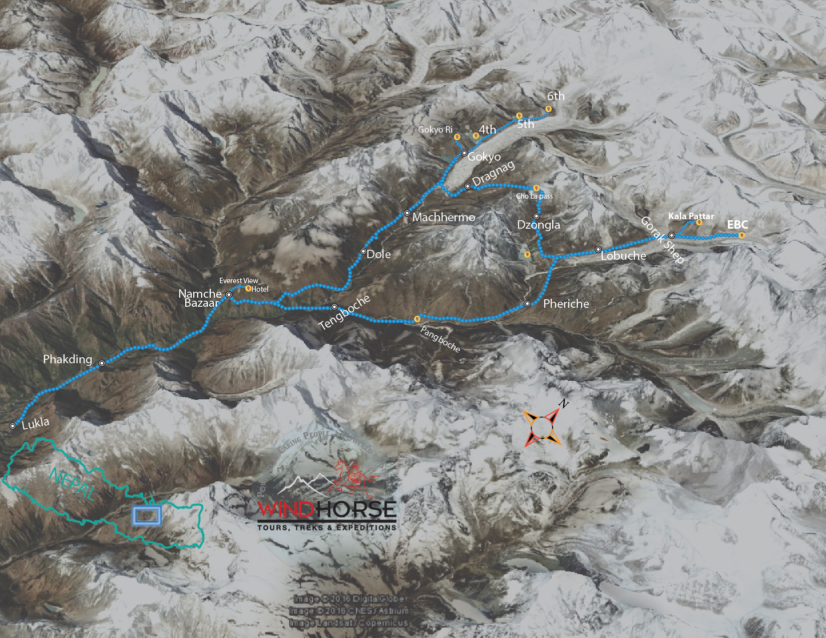 Everest Base Camp Trek with Gokyo via Chola Pass