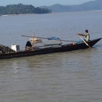 Uma Nanda in Gawahati One of the worlds smallest Island. Windhorse Tours