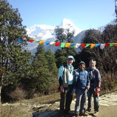 Our Guide with Guests Windhorse Tours