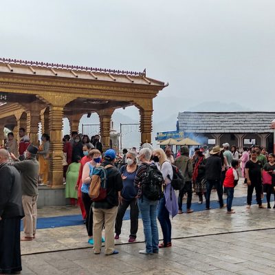 our guest at the Bindabashini temple Windhorse Tours