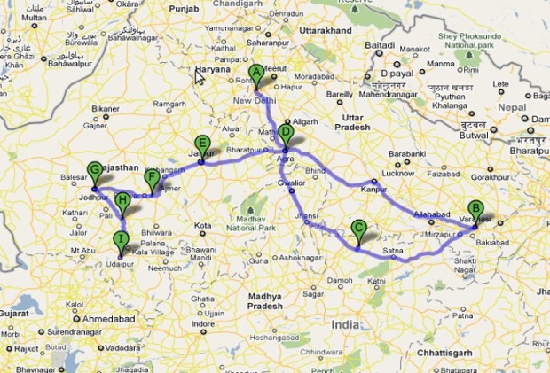 FAQ 1 Windhorse Tours Delhi and Agra Map 620x421 1 Windhorse Tours