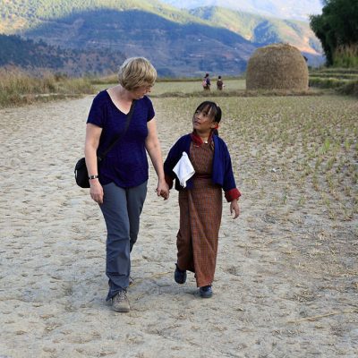 school girl chatting Windhorse Tours