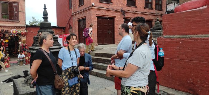 At Swaymbunath Windhorse Tours