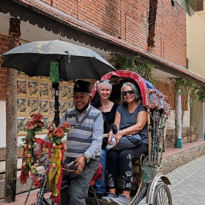 Rickshwa ride Windhorse Tours