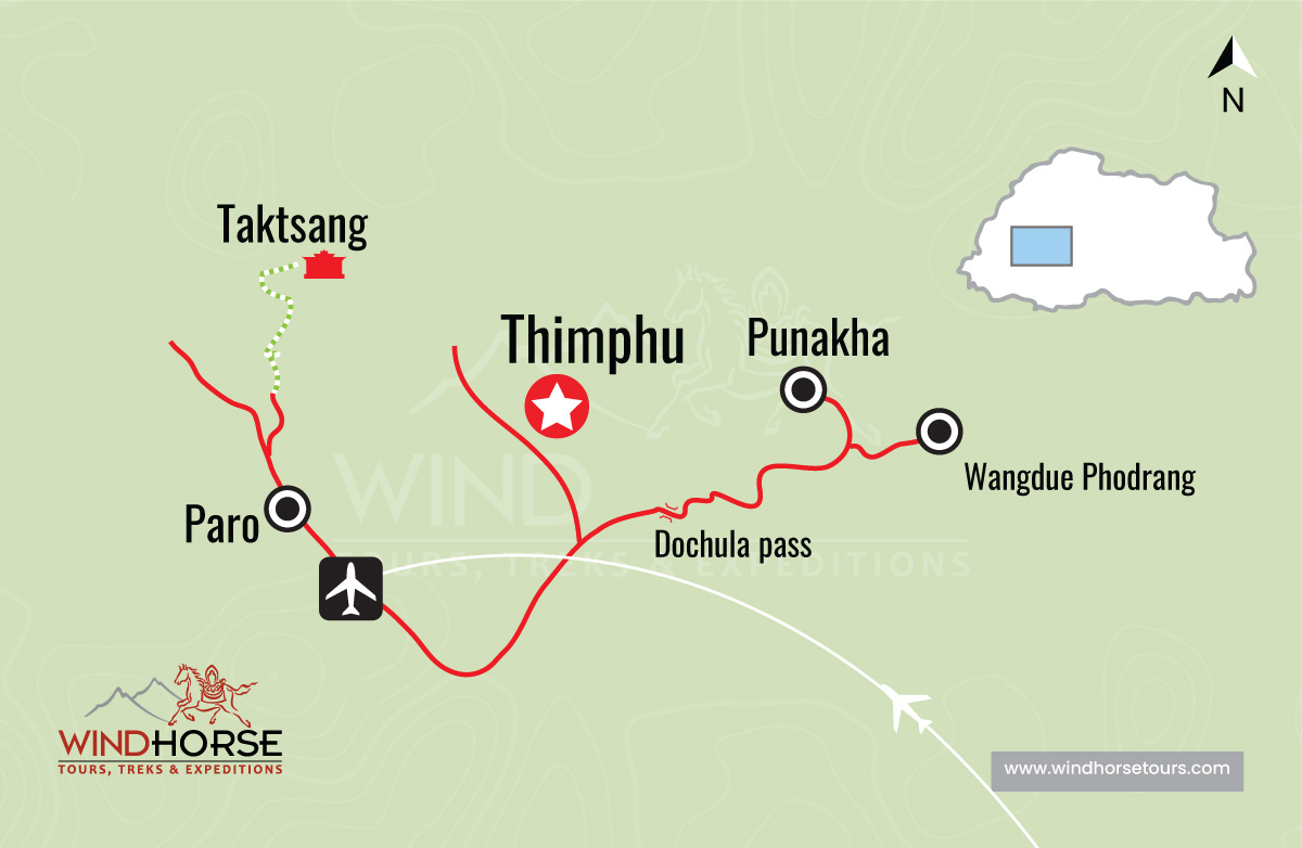 Glimpses of Bhutan 6 Days