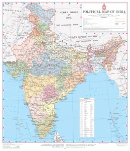 4 Essential Maps of India for Travelers 1 Windhorse Tours Political Map of India