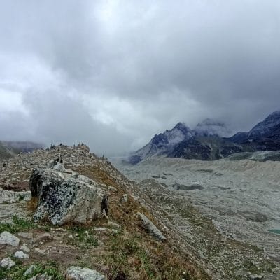 khumbu glacier form lobuche hill min Windhorse Tours