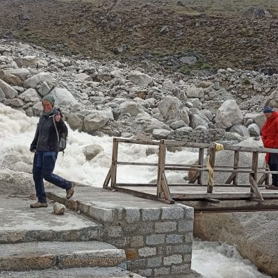khumbu glacier river at dhukla min Windhorse Tours