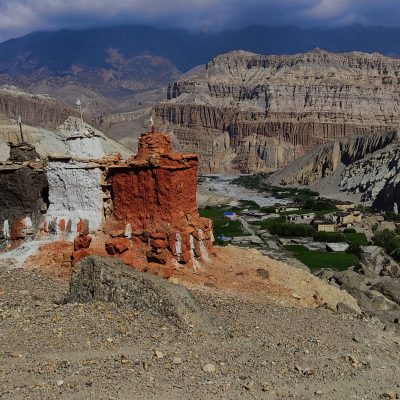 Stupas on the way Windhorse Tours
