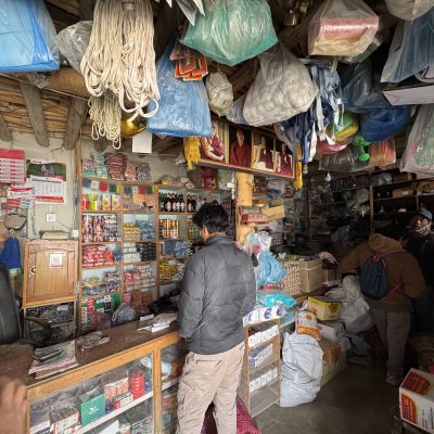 provisional store at lomanthang Windhorse Tours