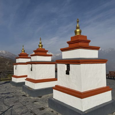 stupas at Muktinath Windhorse Tours