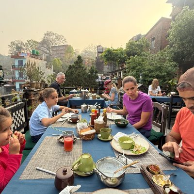 Dining at Bandipur Windhorse Tours
