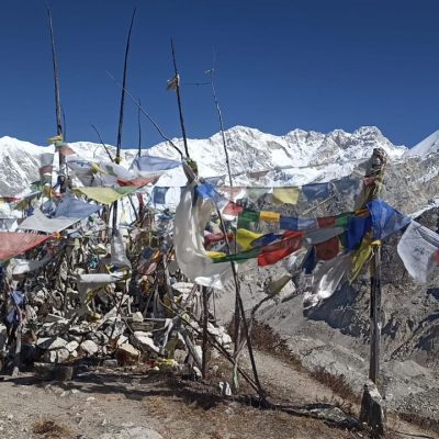 Prayers flag Oktang Windhorse Tours
