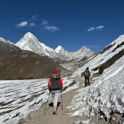 On the way to Lobuche Windhorse Tours